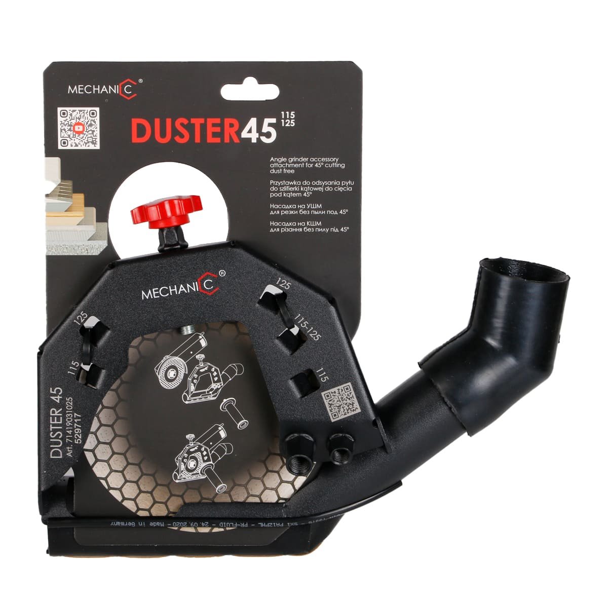 Mechanic DUSTER 45 — Прахоуловител 115/125 мм | STIVTRADE