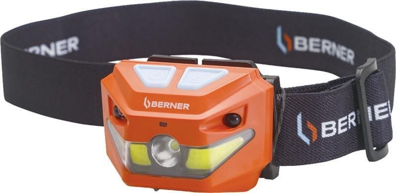 BERNER LED челник със сензор USB-C 250lm | STIVTRADE